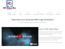 Tablet Screenshot of hdvideobox.com
